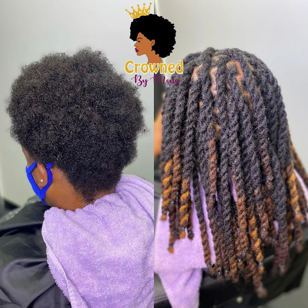 10 Inch Handcrafted 100% Human Hair Loc Extensions